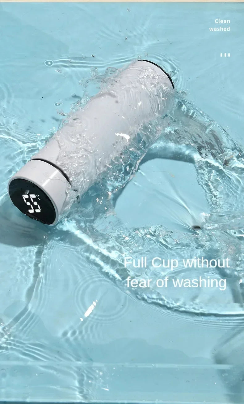 Thermos Bottle with Temperature Display
