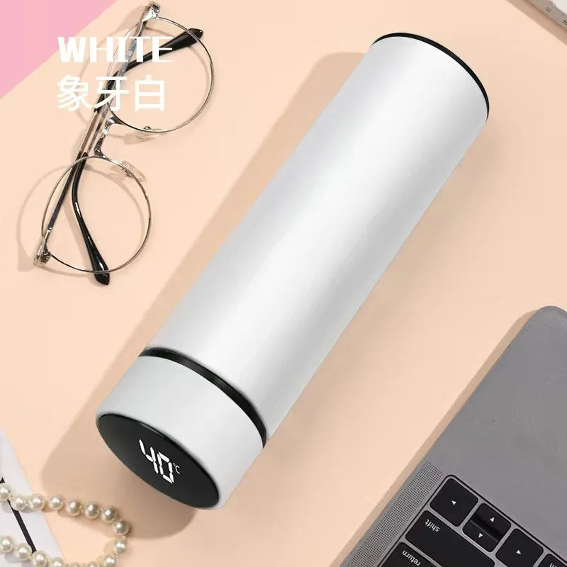 Thermos Bottle with Temperature Display