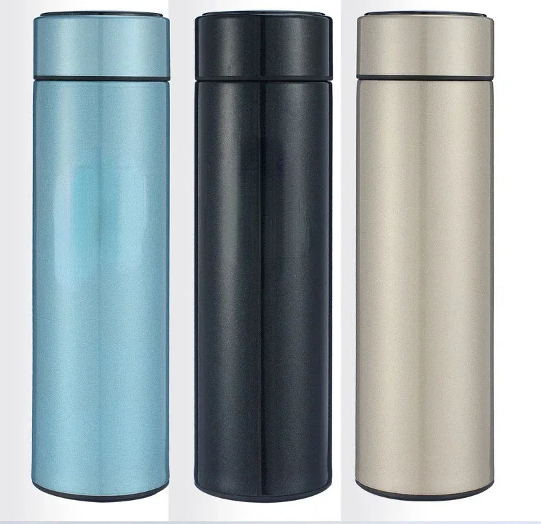 Thermos Bottle with Temperature Display