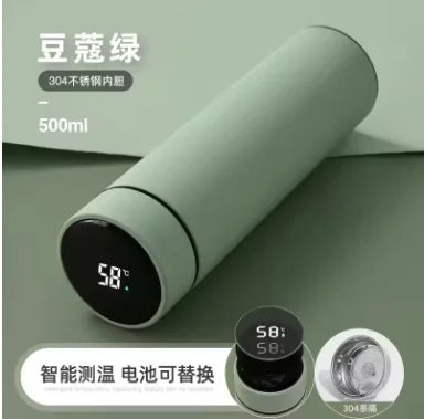 Thermos Bottle with Temperature Display