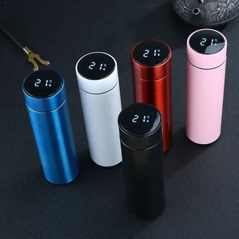 Thermos Bottle with Temperature Display