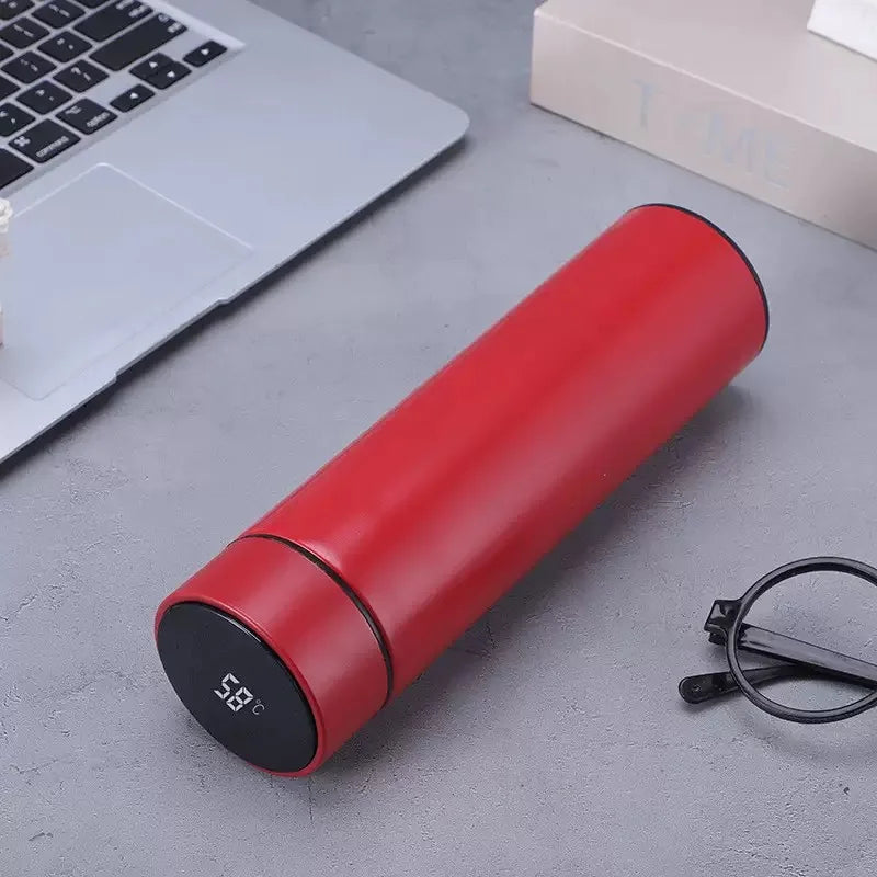 Thermos Bottle with Temperature Display