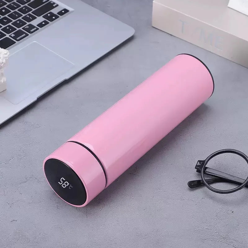 Thermos Bottle with Temperature Display