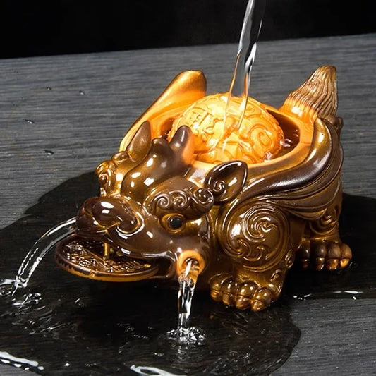 Color Changing Golden Cow Tea Pet