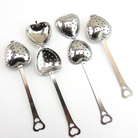 10Pcs Tea Filter, Heart Shape Tea Infuser Strainer
